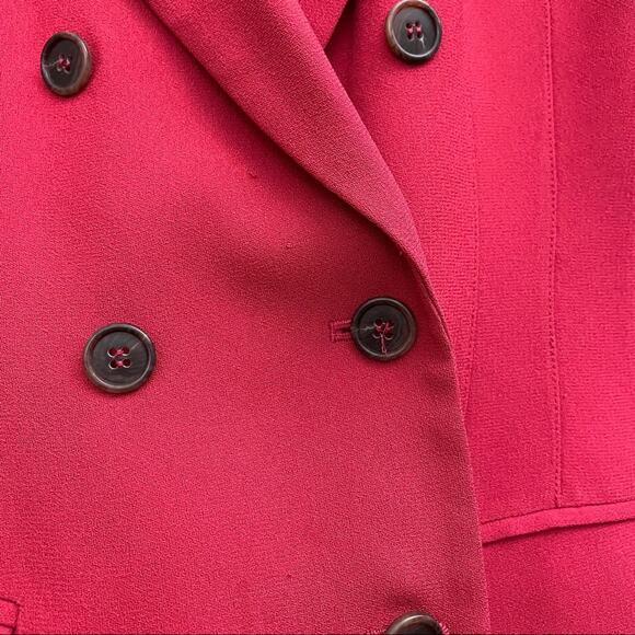 Evan-Picone Red Blazer Suit Jacket 8 - Picture 3 of 10